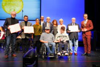 Gruppenbild der BSG Offenburg mit dem Oberbürgermeister der Stadt Offenburg