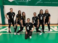 Gruppenbild der Deutschen Goalball-Frauen-Nationalmannschaft 2021